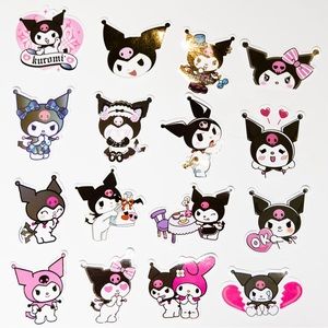 16 pcs Kuromi Sanrio Vinyl stickers decals